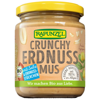 Erdnussmus Crunchy m. Salz, 250g