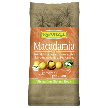 Macadamia Nusskerne geröstet, gesalzen, 50g