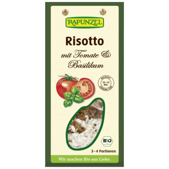 Risotto mit Tomaten und Basilikum, 250g