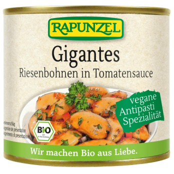 Gigantes Riesenbohnen in Tomatensauce, in der Dose , 230g
