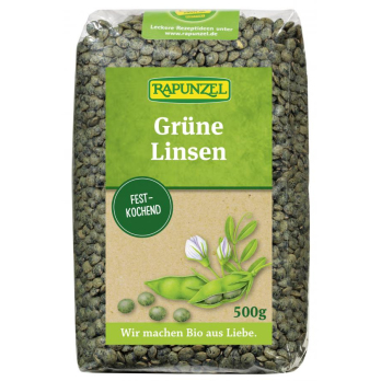 Linsen grün, 500g
