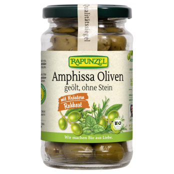 Amphissa Oliven ohne Stein mit Kräutern