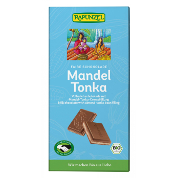 Vollmilch Schokolade Mandel-Tonka HIH, 100g
