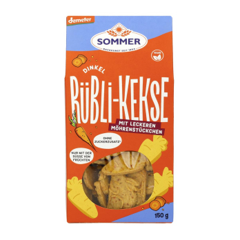 Dinkel Rübli Kekse, 150g