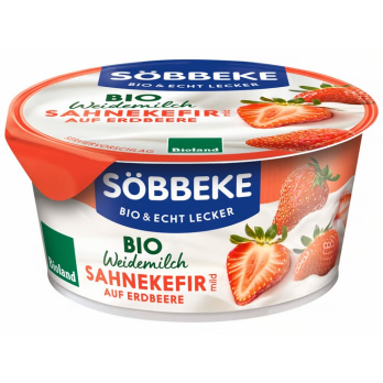 Sahnekefir auf Frucht, Erdbeer, 150g