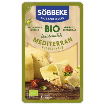 Mediterran Kräuterkäse Scheiben, 125g
