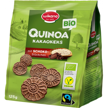 -GV-  12x125g  Quinoa Kakaokeks mit Schokostückchen