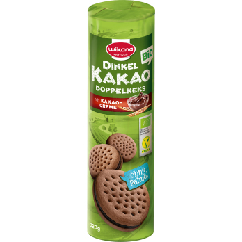 Dinkel Kakao Doppelkeks mit Kakaocreme, 320g