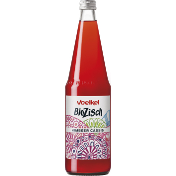 BioZisch Himbeer-Cassis, 0,7l Flasche
