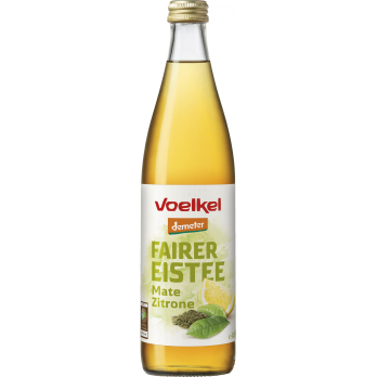 Eistee mit Mate und Zitrone , 0,5 l