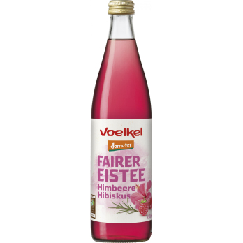 Eistee mit Himbeere Hibiskus , 500ml