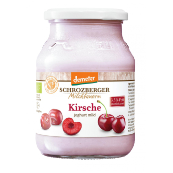 Kirsch-Holunderjoghurt 3,7%, 500g Demeter