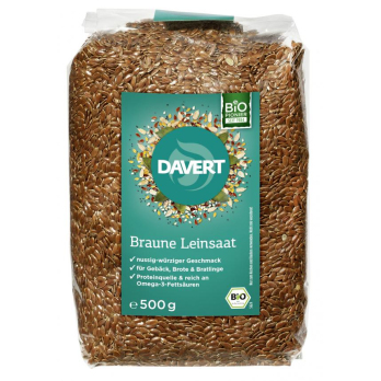 Leinsamen ungeschrotet, 500g