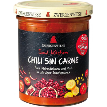 Soul Kitchen Chili sin Carne, 370g im Glas