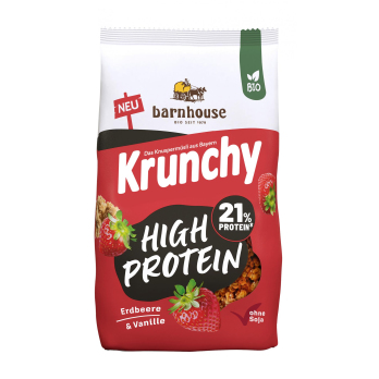 Krunchy High Protein Erdbeer-Vanille , 450g