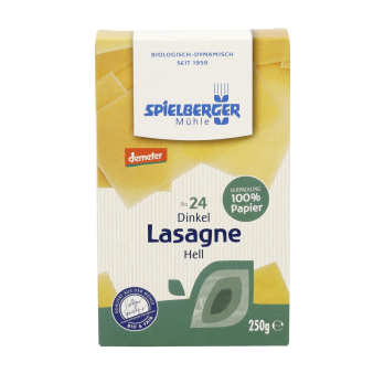 Dinkel Lasagne hell, 250g