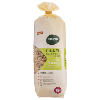 Dinkel Maccaroni kurz hell , 500g