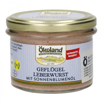 Geflügel Leberwurst Gourmet Qualität im Glas, 160g