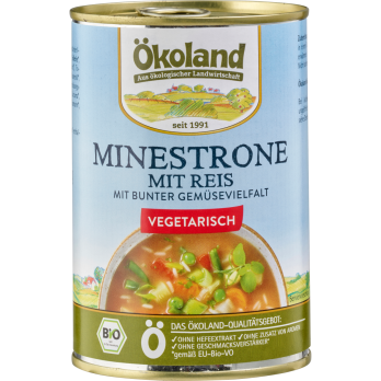Minestrone mit Reis , 400g