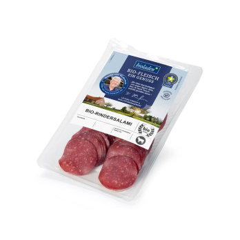 b*  Rindersalami, geschnitten,  80g