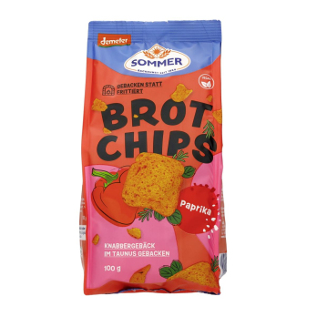 Brot-Chips mit Paprika & Chili, 100g