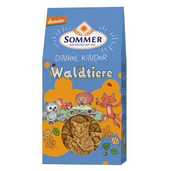 Dinkel Kinder Waldtiere mit Dattelmus , 150g