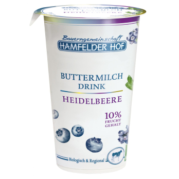 -GV-   6x250ml  Buttermilchdrink Heidelbeere