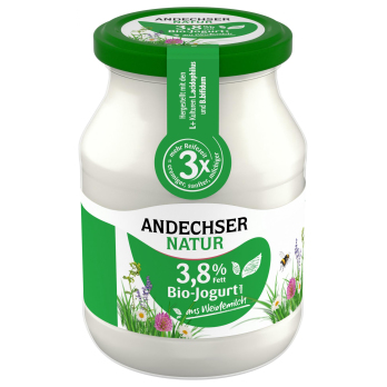And Joghurt Natur 3,8% 500g