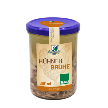 Hühnerbrühe mit Fleischeinlage , 380ml