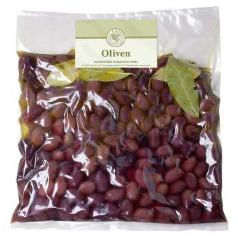 -GV-  1kg   Griech. Kalamata Oliven, ohne Stein natur