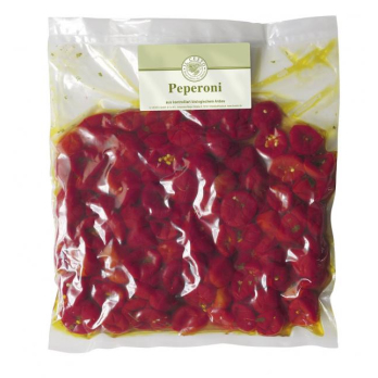 -GV-  1 kg   Kirschpeperoni pikant, mariniert