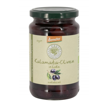 Kalamata Oliven in Lake, schwarz, ohne Stein, 315g