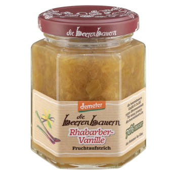 Beerenbauern Fruchtaufstrich, Rhabarber-Vanille, 200g