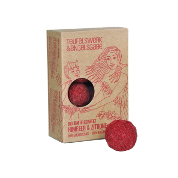 Dattelkonfekt  Himbeer & Zitrone, 84g