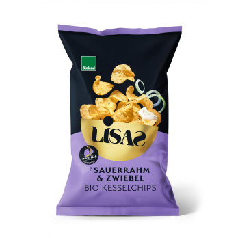 Sauerrahm Zwiebel Kesselchips , 115g