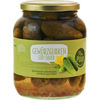 Gewürzgurken süß sauer, 680g