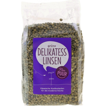 Grüne Delikatess Linsen,  500g