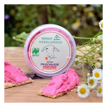 Schaffrischkäse Rote Bete Meerrettich 50% 150g