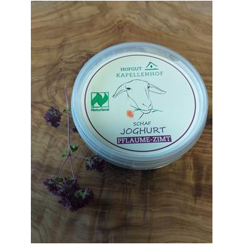 Schafjoghurt Pflaume-Zimt regional, mind.5,6%, 180g
