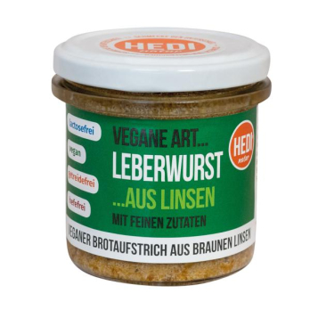 Vegane Art Leberwurst aus Linsen , 140g