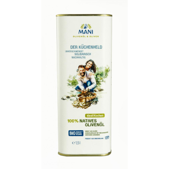 Olivenöl 100 % nativ, 1,5l aus Griechenland
