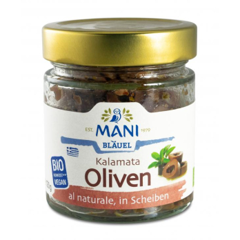 Kalamata Oliven al naturale in Scheiben , 120g