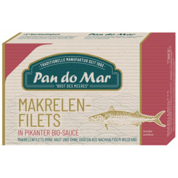 Makrelenfilet in pikanter Sauce, 120g