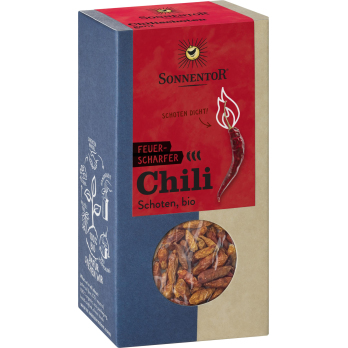 Chili Schoten, feuerscharf , 25g