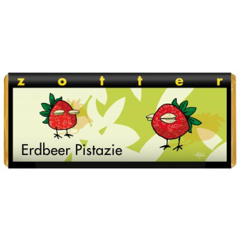 Zotter Schokolade, Erdbeer Pistazie, 70g