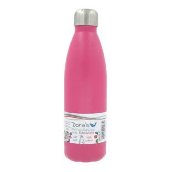 Edelstahl Thermoflasche, pink, 500ml