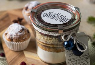 Stollen Muffins zum Genießen oder Verschenken