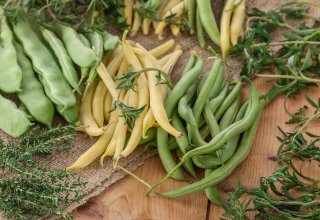 Rindfleisch mit grünen Bohnen