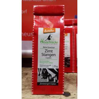 Zimtstangen Ceylon, in der Tüte,  25g