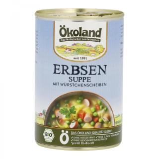 Erbsensuppe m. Würstchenscheiben , 400g
